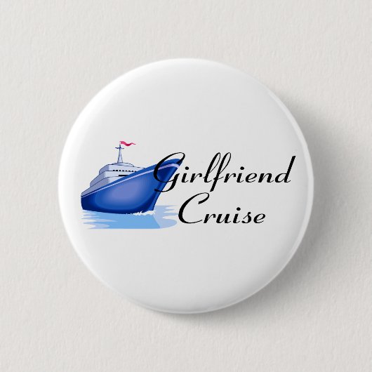 Vriendin Cruise Ronde Button 5,7 Cm (Voorkant)