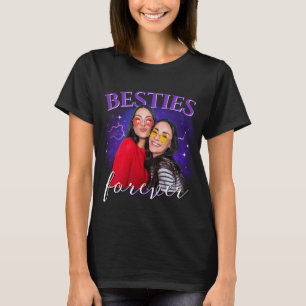 Vriendin Custom Foto Vintage Bootleg Rap Beste Vri T-shirt