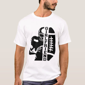 Vriendin Football Vriendin van een Football speler T-shirt