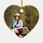 Vriendin Foto Ornament - Heart Keepsake (Voorkant)