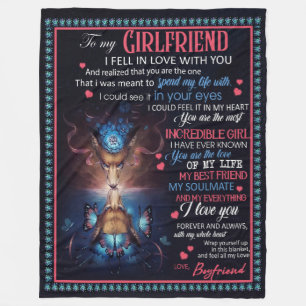 Vriendin Gifts   Brief aan mijn Vriendin Fleece Deken