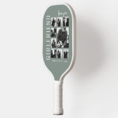 Vriendin | Ik hou van je | Fotocollage Pickleball Paddle (Links)