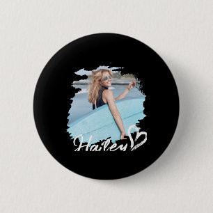 Vriendin Nge Hart Eenvoudig Modern Koel Foto Ronde Button 5,7 Cm