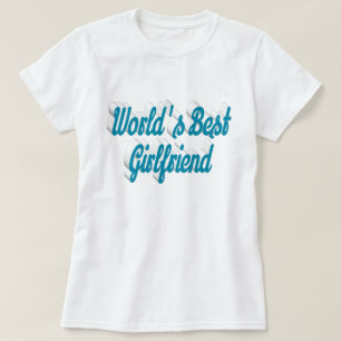 Vriendin sky blue script t-shirt