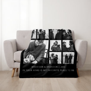 Vriendin Together Forever Foto Collage Fleece Deken
