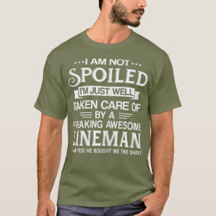 Vriendin van de Liefde Lineman-vrouw, genomen door T-shirt