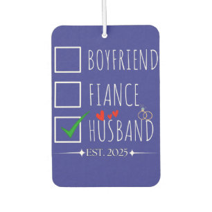 Vriendin verloofde Est. 2025 Trouwen Luchtverfrisser