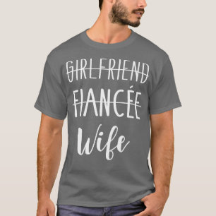Vriendin verloofde vrouw voor bruiloft en huwelijk t-shirt