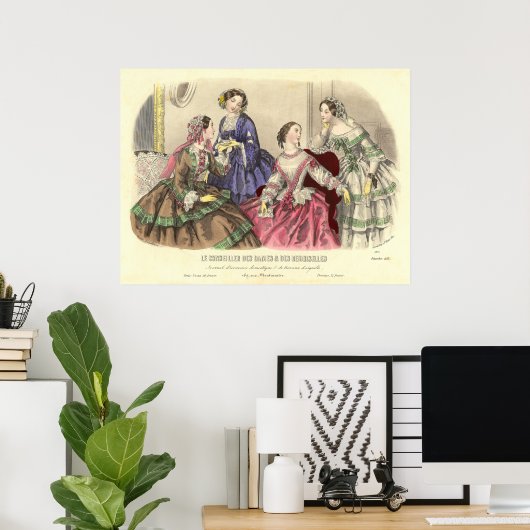  Vriendinnen van Anais Toudouze Poster (Thuiskantoor)