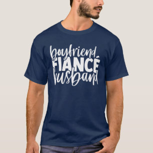 Vriendje Verloofde Echtgenoot Bijpassende Cute Tro T-shirt