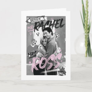 VRIENDS™  De heer Rachel & mevrouw Ross Kaart