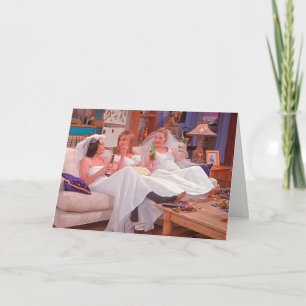 VRIENDS™  De meisjes in huwelijksjurken Kaart