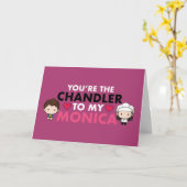 VRIENDS™| Jij bent de Chandler voor mijn Monica Kaart (Gele Bloem)