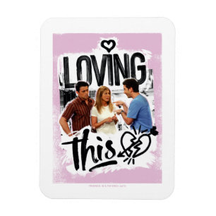 VRIENDS™ Joey, Rachel, en Ross. Magneet