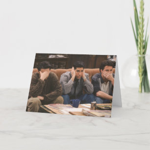 VRIENDS™ Joey, Ross en Chandler op de bank Kaart