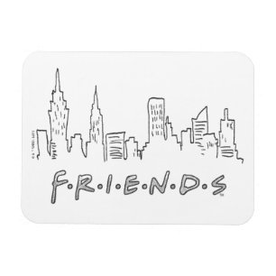 VRIENDS™ New York City Silhouette Magneet