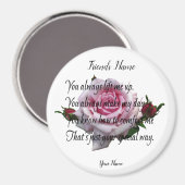 VRIENDS QUOTE MAGNEET (Voorkant / Achterkant)