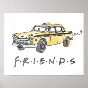 VRIENDS™  Taxi Cab Poster
