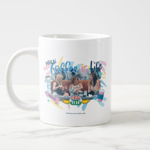 VRIENDS™ Wanneer koffie in leven is Extra Grote Beker
