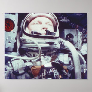 Vriendschap 7 Astronaut tijdens ruimtevaart Poster