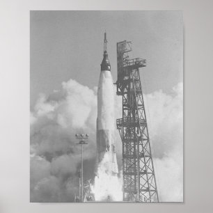 Vriendschap 7 (Mercury Atlas 6) Start Poster