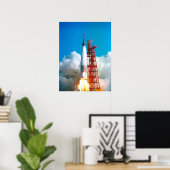 Vriendschap 7 (Mercury Atlas 6) Start Poster (Thuiskantoor)