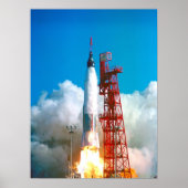Vriendschap 7 (Mercury Atlas 6) Start Poster (Voorkant)