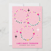 Vriendschap Armband Klasse van 2024 Afstuderen Roz Kaart (Voorkant)