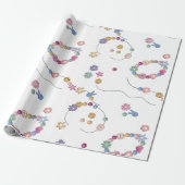 Vriendschap Armband Meisje Sieraden Patroon Cadeaupapier (Uitgerold)