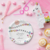 Vriendschap Armband Meisje Sieraden Verjaardagsfee Papieren Bordje (Feest)