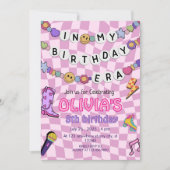 Vriendschap Armband Meisjes Verjaardag Retro Groov Kaart (Voorkant)