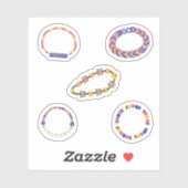 Vriendschap Armband Stickers (Vel)