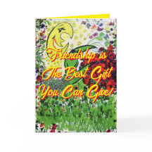 Vriendschap beste cadeau kind verjaardagskaart