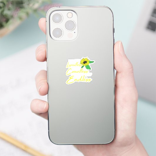 Vriendschap Beste-Vriend Schattige Zonnebloem Best Sticker (Telefoon)