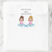 Vriendschap - Beste vriend sticker (Tas)