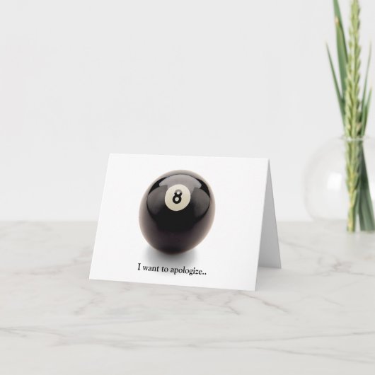 Vriendschap bff verontschuldigt excuses voor de ba kaart (Voorkant)