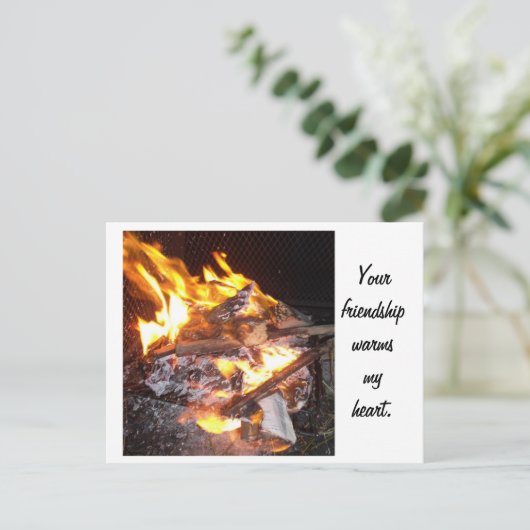 vriendschap briefkaart (Staand voorkant)