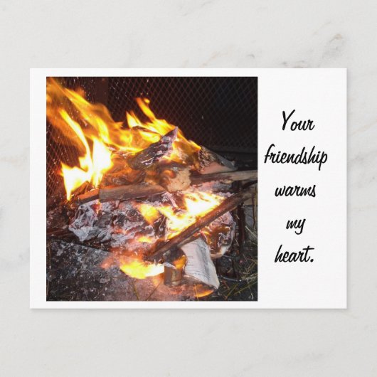 vriendschap briefkaart (Voorkant)