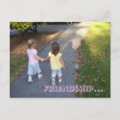 vriendschap briefkaart (Voorkant)