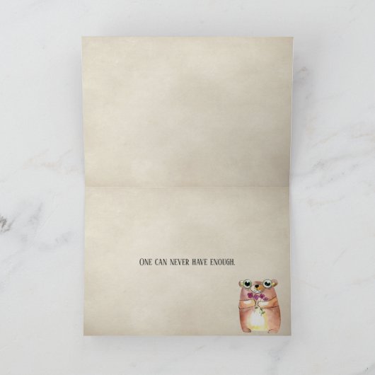 Vriendschap Chocolade Chip Cookies met strik Kaart (Binnen)