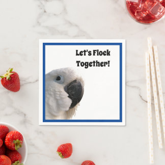 Vriendschap Dag Kaketoe Flock Samen Grappig Foto Servet
