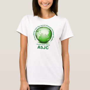 Vriendschap door Amateur Radio T-Shirt (ASIA)