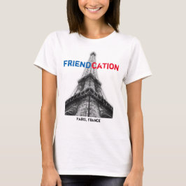 Vriendschap Eiffel Paris T-shirt