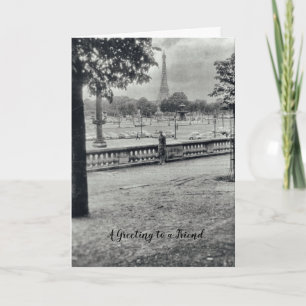 Vriendschap Eiffel Tower Kaart