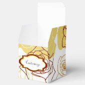 Vriendschap en Gele rozen met handtas Bedankdoosjes (Geopend)