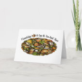 Vriendschap en thee briefpapier bedankkaart (Voorkant)