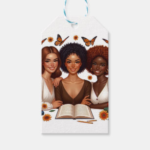 Vriendschap en woorden cadeaulabel