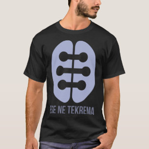 Vriendschap Ese Ne Tekrema Adinkra Symbool van Wes T-shirt