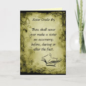 Vriendschap-het spijt me kaart (Voorkant)