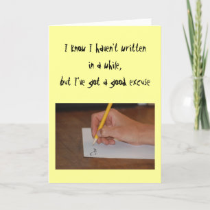 Vriendschap - Ik weet dat ik al een tijdje niet he Kaart